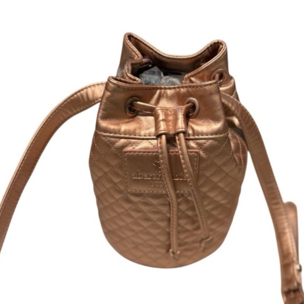 Abercrombie and Fitch Bronze Quilted Mini Bag